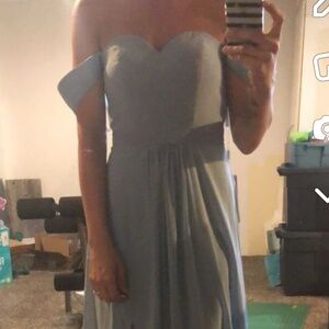 Dusty Blue Bridesmaid Dress